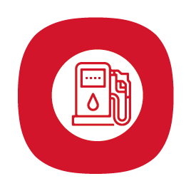 Icône carburant survol